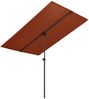 vidaXL Sonnenschirm mit Aluminium-Mast, 180x130 cm, Terrakotta Bild 5