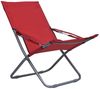 vidaXL Klappbare Strandstühle 2 Stk. Stoff Rot 47904 Bild 4