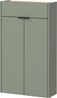 Schuhschrank >GW-AMECA< hängend / stehend, Taupegrün/ Navarra-Eiche-Dekor - 56x97x22cm (BxHxT) Bild 5