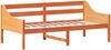 vidaXL Tagesbett ohne Matratze Wachsbraun 90x190 cm Massivholz Kiefer 842841 Bild 3