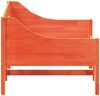 vidaXL Tagesbett ohne Matratze Wachsbraun 90x190 cm Massivholz Kiefer 842841 Bild 5