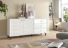 Sideboard (B/H/T: 169x76x40 cm) in weiß Melamin Bild 5