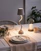 Kabellose LED Tischlampe VOUGA mit Dimmer Metall Beige Bild 3