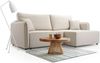 Selsey 'Kassian' Ecksofa mit Schlaffunktion und Bettkasten, hellbeige, rechts Bild 2