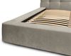 Polsterbett Doppelbett ANTONIO Komplettset 140x200cm in Stoff Ditra Graubeige Bild 5