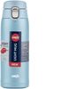 Emsa Thermobecher Travel Mug Light, Edelstahl, Kunststoff, 0,4L, leicht, Edelstahl, Klappverschluss, 100% dicht, 8h heiß/16h kalt Bild 2