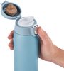 Emsa Thermobecher Travel Mug Light, Edelstahl, Kunststoff, 0,4L, leicht, Edelstahl, Klappverschluss, 100% dicht, 8h heiß/16h kalt Bild 3