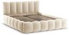 Micadoni Stauraumbett mit Kopfteil Lupine Boucle Baloo Beige 200x200 Bild 2