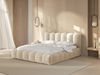 Micadoni Stauraumbett mit Kopfteil Lupine Boucle Baloo Beige 200x200 Bild 5