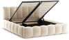 Micadoni Stauraumbett mit Kopfteil Lupine Boucle Baloo Beige 200x200 Bild 3