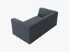 Micadoni Sofa Ruby 2-Sitzer Kord Scala Blau Bild 3