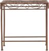 CLP Gartentisch Zarina, wasserabweisend, nostalgischer Beistelltisch im Jugendstil, antik braun Bild 5