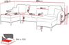 Wohnlandschaft Vadrin U, Farbe: Manila 25 Bild 5