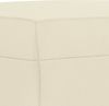 vidaXL Fußhocker Creme 70x55x41 cm Kunstleder 349312 Bild 5
