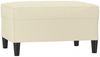 vidaXL Fußhocker Creme 70x55x41 cm Kunstleder 349312 Bild 2
