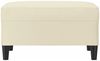 vidaXL Fußhocker Creme 70x55x41 cm Kunstleder 349312 Bild 3
