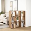 vidaXL Raumteiler-Bücherregal Artisan-Eiche 102x29x103,5 cm 858047 Bild 4