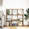 vidaXL Raumteiler-Bücherregal Artisan-Eiche 102x29x103,5 cm 858047 Bild 3