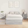 vidaXL Aufbewahrungsbettgestell Graues Sonoma 120 x 190 cm 3335426 Bild 4