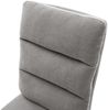 Drehstuhl Pela-Flex Strukturstoff Soft Grau Holzgestell kantig Natur 180° drehbar Taschenfederkern Bild 4