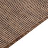vidaXL Outdoor-Teppich Flachgewebe 100x200 cm Braun 340787 Bild 3