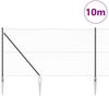 vidaXL Sechseckiger Zaun mit Pfosten 10 x 1 m PVC-beschichteter Stahl 3353200 Bild 3