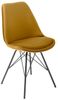 riess-ambiente Stuhl SCANDINAVIA MEISTERSTÜCK senfgelb / schwarz (Einzelartikel, 1 St), Esszimmer · Samt · Metall · Modern Design Bild 4