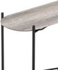 Moderner Konsolentisch META 100cm Eichen-Optik schwarzes Metallgestell Bild 4