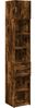 vidaXL Hochschrank Schmal Räuchereiche 40x42,5x225 cm Holzwerkstoff 3281284 Bild 2