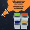 GarPet Mülltrennsystem Mülleimer Küche Unterschrank 4 Fächer Abfalleimer Mülltrennsysteme Bild 3