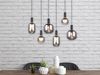 Pendelleuchte DIVA 6-flammig mit Glasschirmen Chrom bedampft, Breite 92cm Bild 5