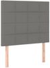 vidaXL Boxspringbett mit Matratze Stoff Dunkelgrau 120x200 cm, Härtegrad: H2 [3137142] Bild 5