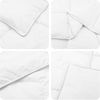 vidaXL Bettwäsche-Set mit Kissen 2 pcs Weiß Bambusfaser 3432603 Bild 5