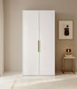 Selsey 'Frame' Kleiderschrank 2-türig mit Kleiderstange, weiß 200 x 100 x 57 cm Bild 2