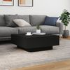 vidaXL Couchtisch Schwarz 80x80x31 cm Holzwerkstoff 836582 Bild 3