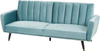 Schlafsofa VIMMERBY Hellblau Samtstoff Bild 4