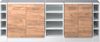 Küchenschrank für Dachschrägen R-Line Goldkraft Eiche 210 cm 5er Set Schrankkorpuss 60 cm Tiefe Vicco Bild 3