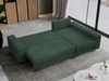 Mks Möbel 'Dorian L-Form' Ecksofa mit Bettkasten, 242 x 138 x 85 cm, Grün, Cord Bild 4