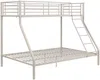 Vente-unique - ELEVATIO Bett Metall Beige - B 147 cm x H 163 cm x L 199 cm Bild 5