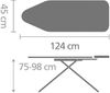 Brabantia Bügelbrett Bügeltisch C, 124 x 45 cm, Dst-Ablage Solide, Bügelfläche 124x45 cm, Fairtrade-zertifiziert Bild 4