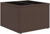 vidaXL Gartensofa-set Braun 55 x 55 x 37 cm Poly-Rattan 3345928 Bild 5