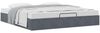 vidaXL Ottoman-Bett ohne Matratze Dunkelgrau 180x200 cm Samt 3310980 Bild 5