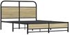 vidaXL Bettgestell ohne Matratze 140x200 cm Sonoma-Eiche Holzwerkstoff 4100429 Bild 3