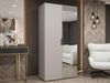 Kleiderschrank Midere 100 mit Frontspiegel (Farbe: Cashmere) Bild 2