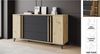 Home affaire Sideboard Helsinki, Kommode mit 2 Türen und 3 Schubladen, Breite 150 cm (1 St), Push-to-Open-Schubladen, höhenverstellbare Einlegeböden Bild 3