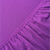 NatureMark 2er Pack Kinder JERSEY Spannbettlaken, Spannbetttuch 100% Baumwolle in vielen Größen und Farben MARKENQUALITÄT ÖKOTEX STANDARD 100 | 70x140 cm - lila Bild 3