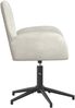 vidaXL Drehstuhl 54 x 55 x 90 cm Creme Samt (V) 42034350 Bild 4