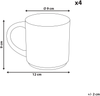 Becher 4er Set MUGWORT Steinzeug Helles Beige Bild 2