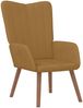 vidaXL Relaxsessel Braun Samt [327663] Bild 2
