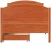 vidaXL Massivholzbett ohne Matratze Wachsbraun 90x200 Kiefernholz 3301808 Bild 4